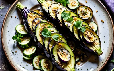 Aubergines et courgettes fondantes rôties au four - recette facile et rapide