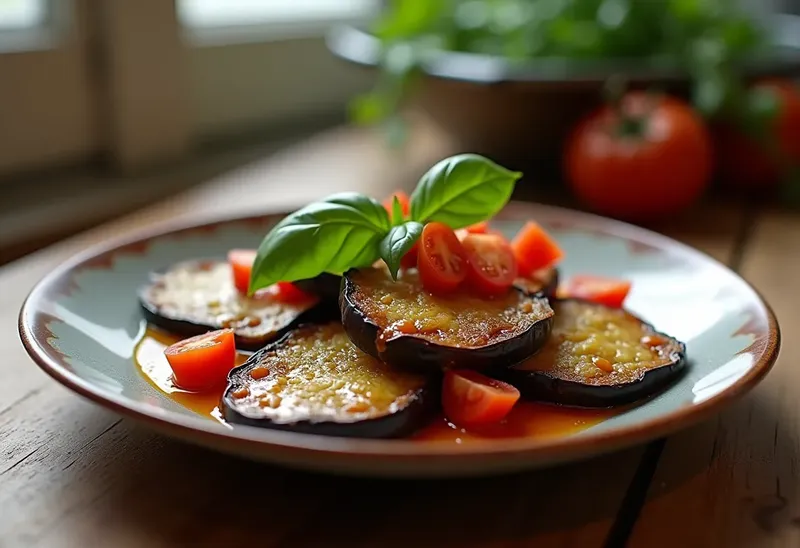 Aubergines fondantes à la provençale de Luce : recette facile et savoureuse
