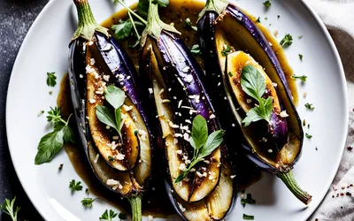 Aubergines rôties au four : recette facile et savoureuse