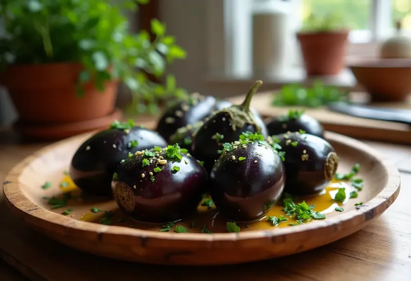 Aubergines Vapeur Fondantes aux Herbes Aromatiques