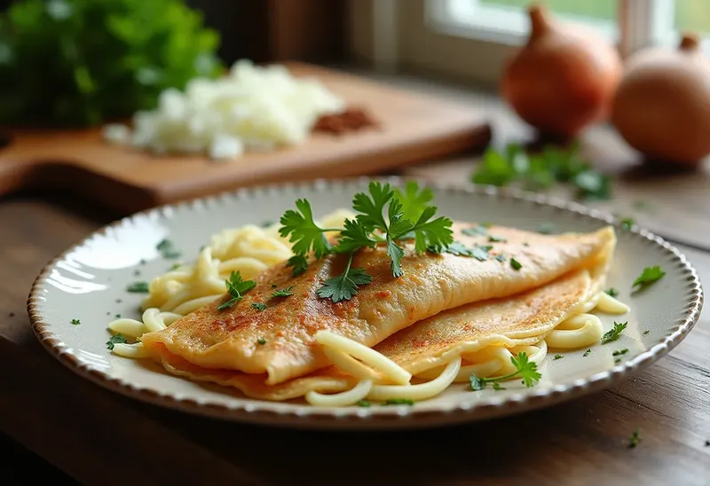 Aumônières de haddock à la choucroute façon indienne