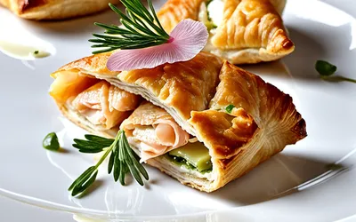 Recette facile d'aumônières de truite fumée au chèvre frais croustillantes