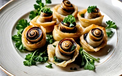 Recette facile d'aumônières d'escargots au vermouth croustillantes