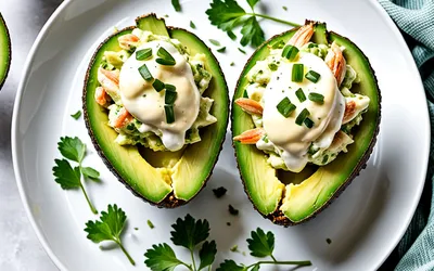 Avocats farcis au crabe frais : recette gourmande et saine