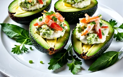 Avocats farcis au crabe : recette fraîche, rapide et gourmande