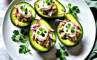 Avocats farcis au thon : recette facile et rapide pour une entrée saine