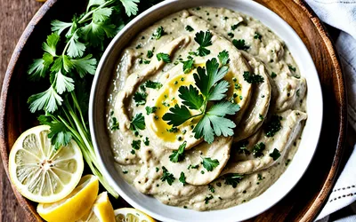 Recette Baba Ghanoush Libanais - Caviar d'Aubergines Authentique et Crémeux