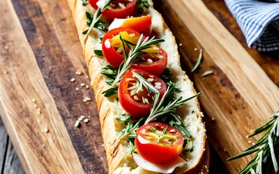 Recette facile de baguette à l'italienne croustillante et parfumée