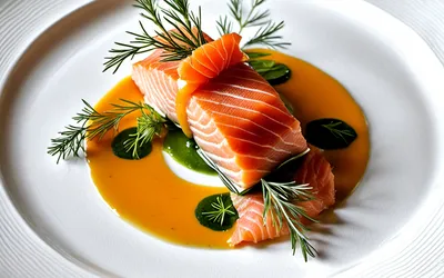 Baluchons de saumon fumé au coulis de cerfeuil : recette fraîche et raffinée