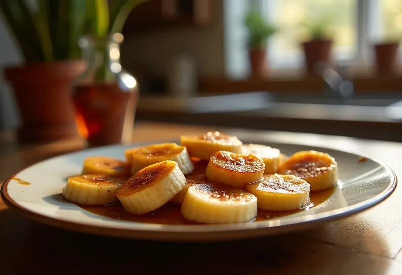 Bananes flambées à la vanille et au rhum : dessert gourmand et facile