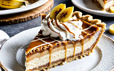Recette facile de banoffee pie : tarte banane caramel anglaise