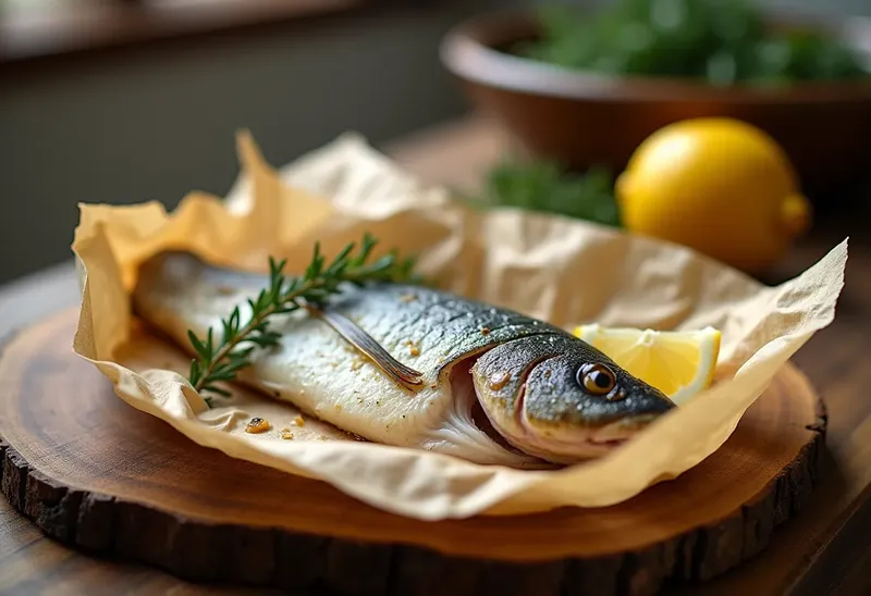 Bar baronne en papillote : recette savoureuse et légère
