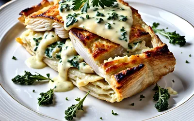 Recette facile de bar en croûte au roquefort avec purée de pommes de terre