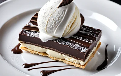 Recette facile de Barquette Norvégienne au Chocolat et Glace Vanille
