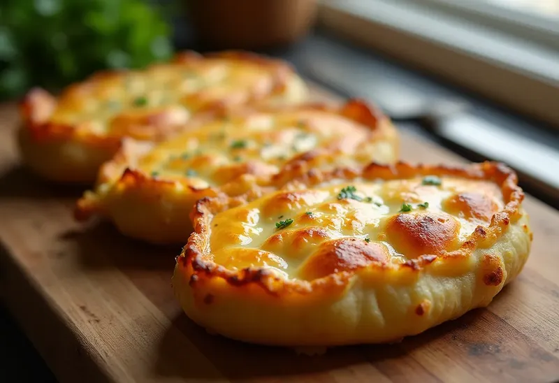 Barquettes de pommes de terre gratinées au fromage fondant