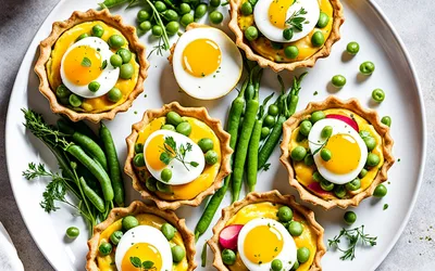 Barquettes d'œuf printanières gourmandes : recette fraîche et facile