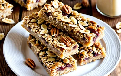 Barres Granola Maison Noix et Miel – Recette Facile et Énergétique pour l'Été