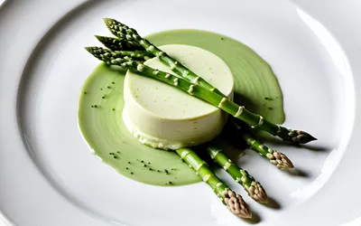 Recette facile de Bavarois d'asperges vertes onctueux et léger