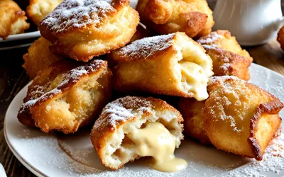Recette facile de beignets au fromage croustillants et fondants