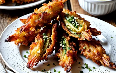 Recette facile de beignets de fleurs de courgettes croustillants