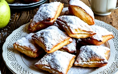Recette facile de beignets de pommes au cédrat, dessert gourmand