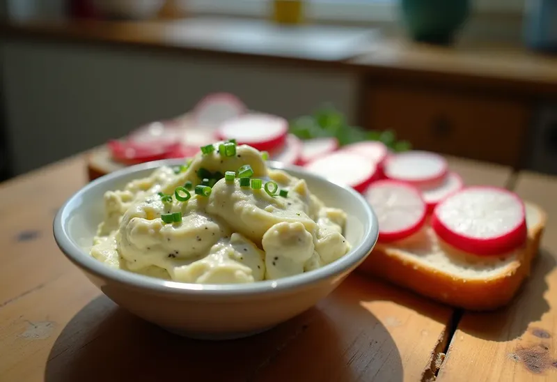 Beurre de radis frais et parfumé pour apéritif