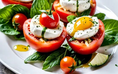 Billes de tomate et mozzarella en coque d'avocat : recette apéritive fraîche et gourmande
