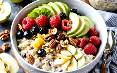 Recette facile de Bircher muesli gourmand aux fruits frais