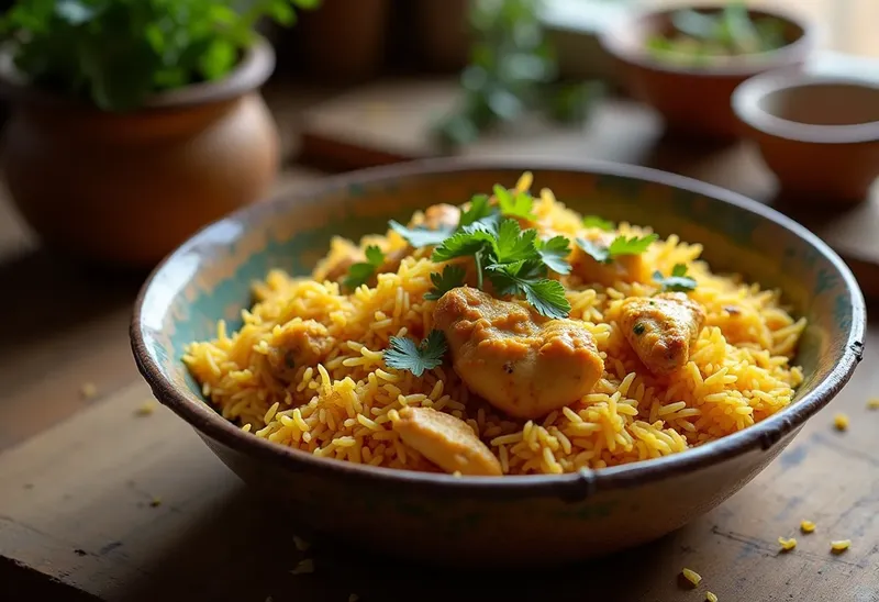 Biryani Safrané Authentique : Recette Traditionnelle de Riz Zaffrani