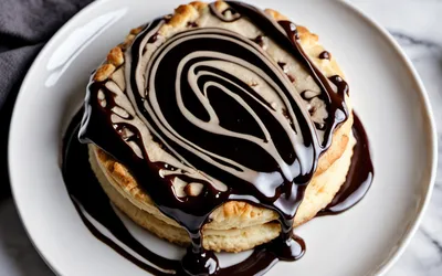 Recette facile de biscuit marbré nappé de chocolat fondant