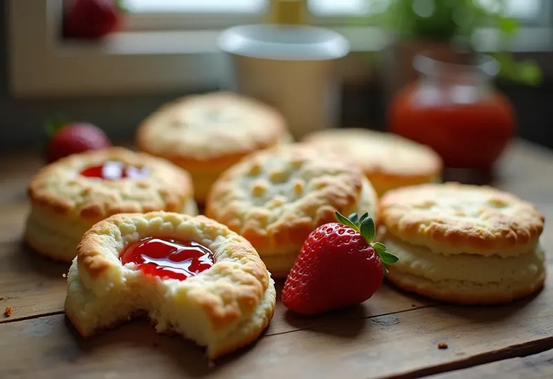 Biscuits Fondants à la Confiture Maison