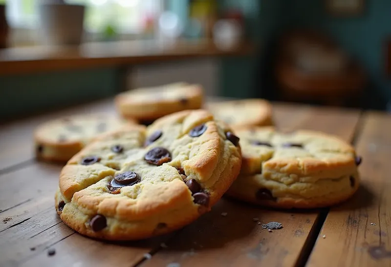 Biscuits gourmands à la lavande et au chocolat fondant
