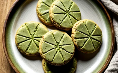 Recette facile de biscuits japonais au thé vert matcha croquants