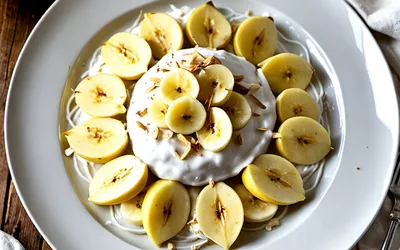 Recette facile de blanc-manger coco et bananes, dessert exotique gourmand