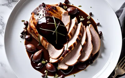 Blancs de dinde au chocolat noir fondant : recette gourmande et originale