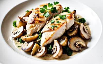 Blancs de poulet à la crème et champignons : recette facile et gourmande