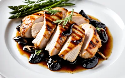 Recette facile de blancs de poulet au miel et vinaigre balsamique