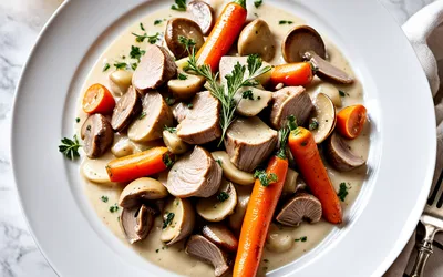 Blanquette de veau traditionnelle à la Jana : recette facile et savoureuse
