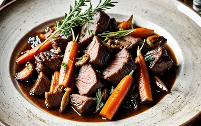 Recette de Bœuf à la Saint-Gilloise du Gard - Plat mijoté traditionnel