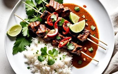 Recette Bœuf au Satay Thaïlandais - Plat Savoureux et Facile