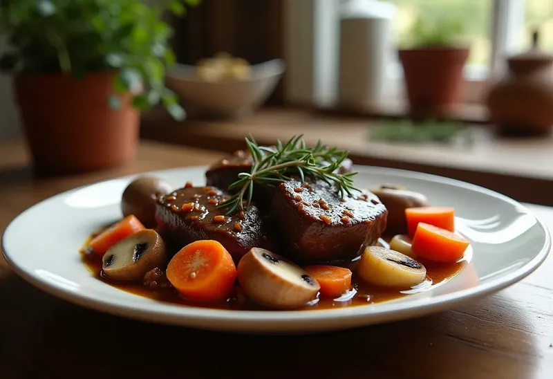 Boeuf Bourguignon d'Automne : Recette Traditionnelle et Savoureuse