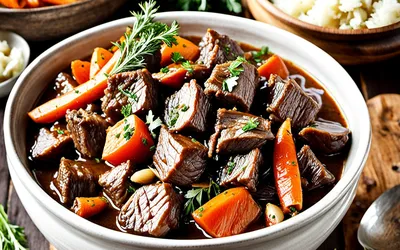 Recette de boeuf mijoté à la bière facile et savoureuse