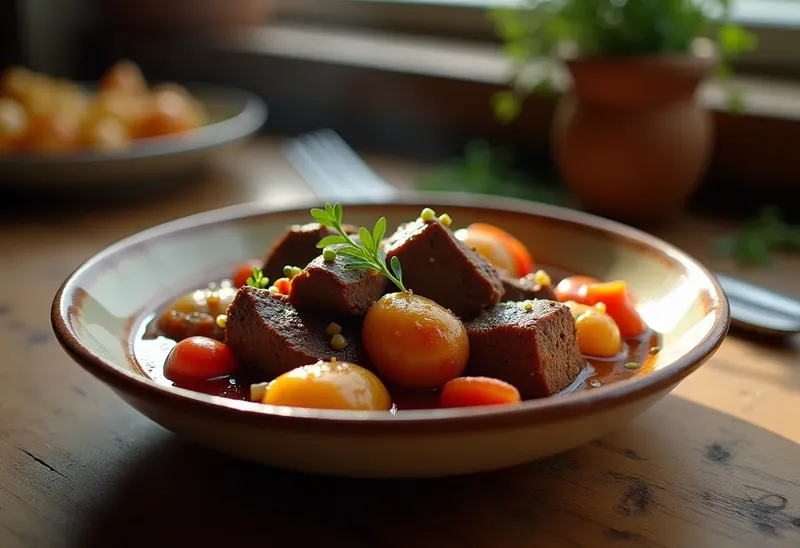 Boeuf mijoté à la Camarguaise : recette traditionnelle savoureuse
