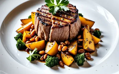 Recette facile de Boeuf Sauté aux Graines de Courge Croquantes
