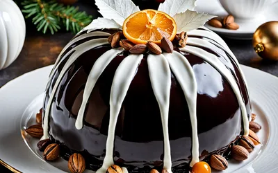 Recette Bombe de Noël au Grand-Marnier : Dessert Chocolaté et Festif