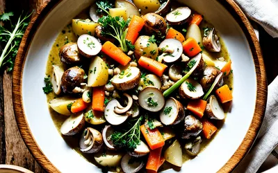 Recette facile de Bombine végétarienne mijotée aux légumes