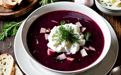 Recette authentique de Bortsch polonais aux betteraves - soupe traditionnelle savoureuse