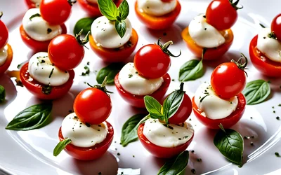 Recette facile de bouchées apéritives trois couleurs fraîches et savoureuses