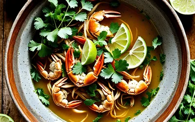 Bouillon de crabe mauricien traditionnel : recette facile et savoureuse