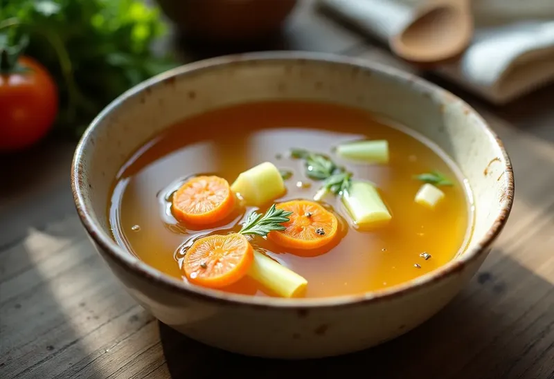 Bouillon de légumes maison rapide et savoureux